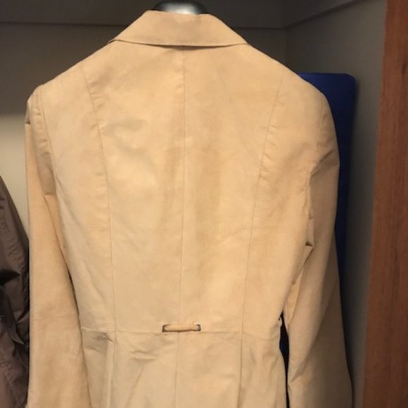 Vintage Danier Honey Tan Leather Jacket - Size 8 - Picture 11 of 16